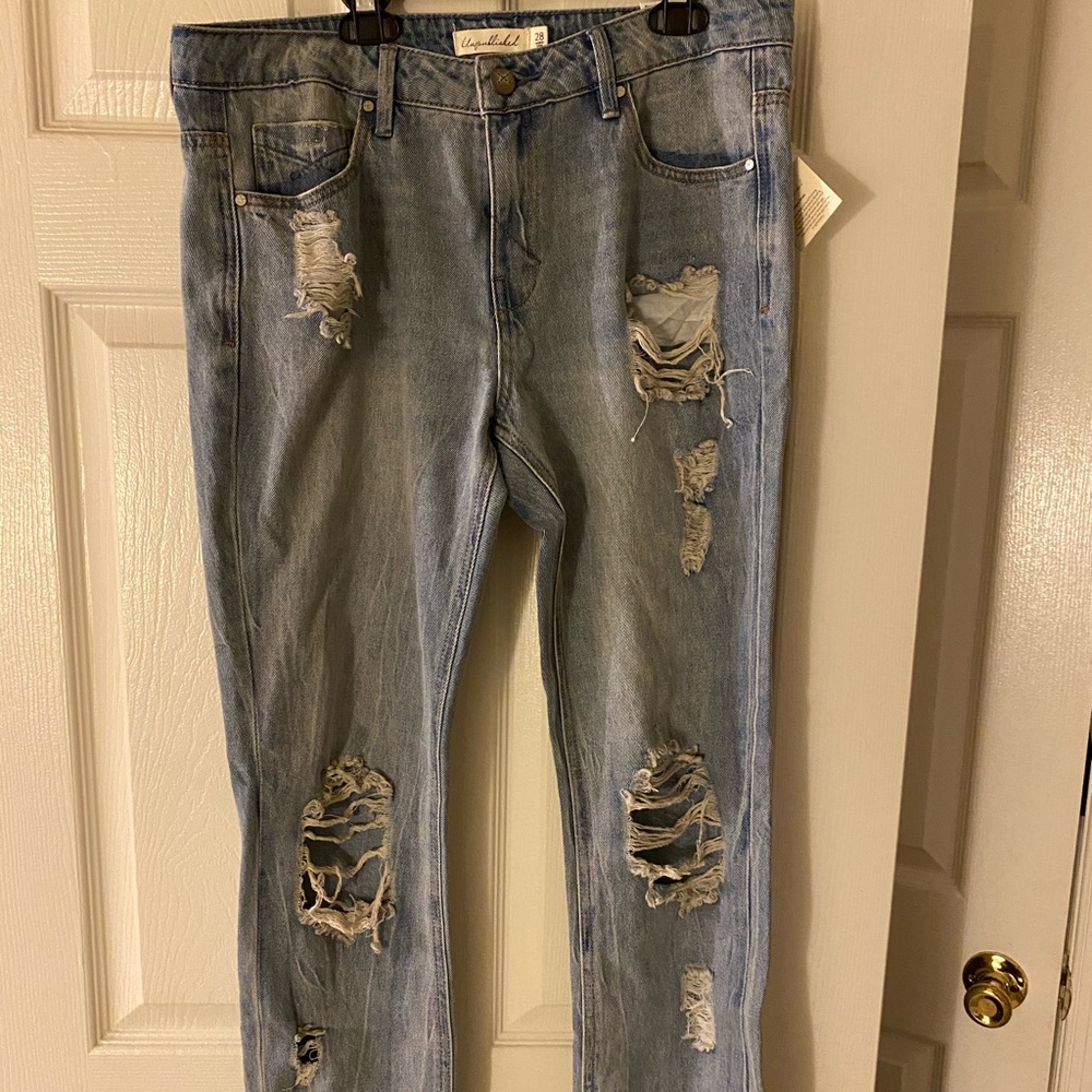 NWT Unpolished Brand Boyfriend Fit Jeans